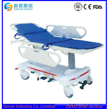 ISO / Ce Aprovado Hospital Elétrico Hidráulico Adjustable Transport Stretcher